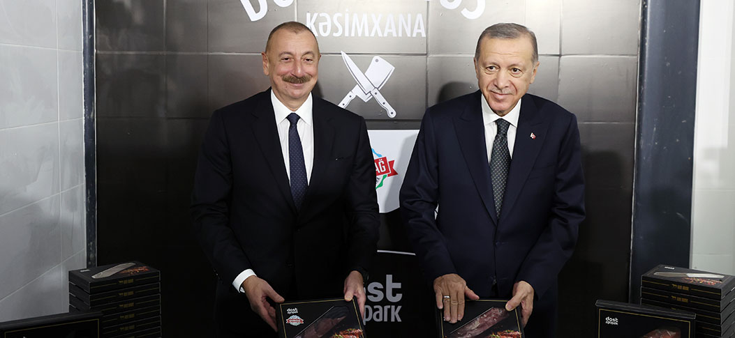 Cumhurbaşkanı Erdoğan, Azerbaycan Cumhurbaşkanı Aliyev ile Dost Agropark Zengilan Akıllı Tarım Köyü Projesi'nin ilk etabının açılışını gerçekleştirdi